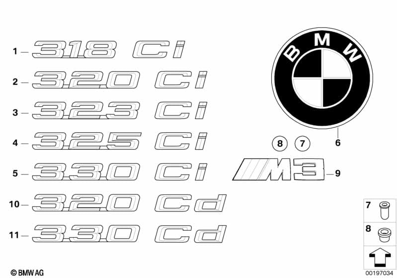 Emblems / letterings