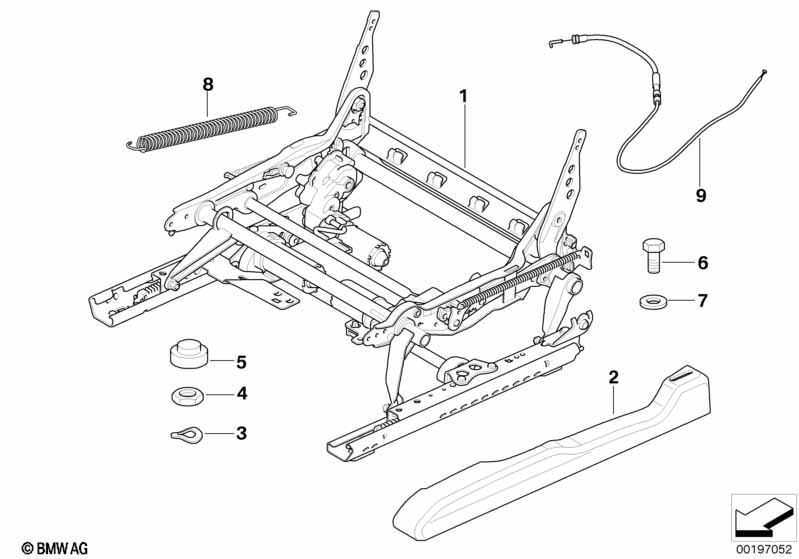 Genuine BMW 52107131042 E63 Cover Bolt CHATEAU (Inc. 650i, 635d & 630i) | ML Performance UK Car Parts