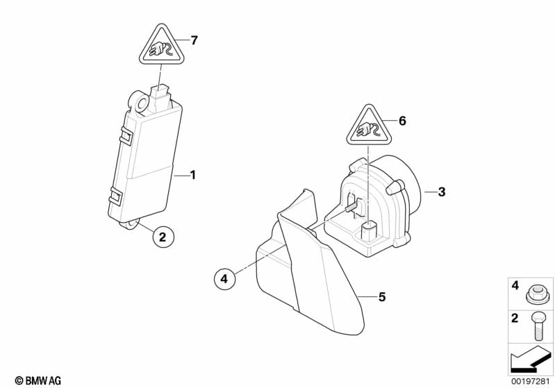 Genuine BMW 65756937761 E63 E64 Cover, Emergency-Current Siren (Inc. 630i, 645Ci & M6) | ML Performance EU Car Parts