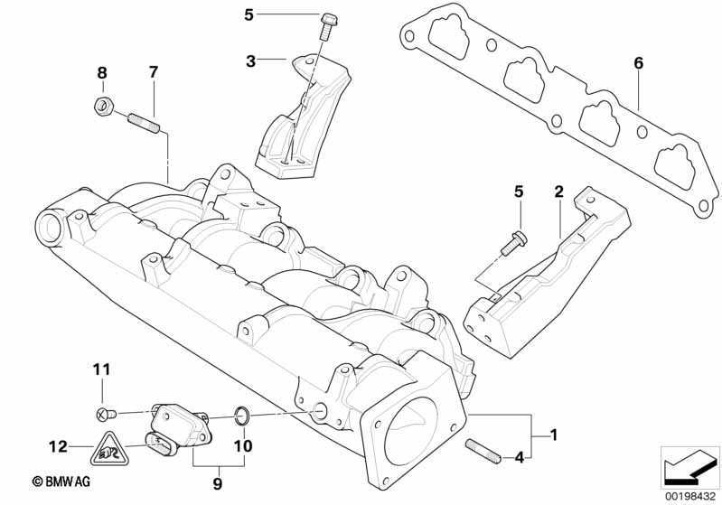 Genuine BMW 11617519367 R53 Stud Bolt M7X35 (Inc. Cooper S & Coop.S JCW GP) | ML Performance UK Car Parts