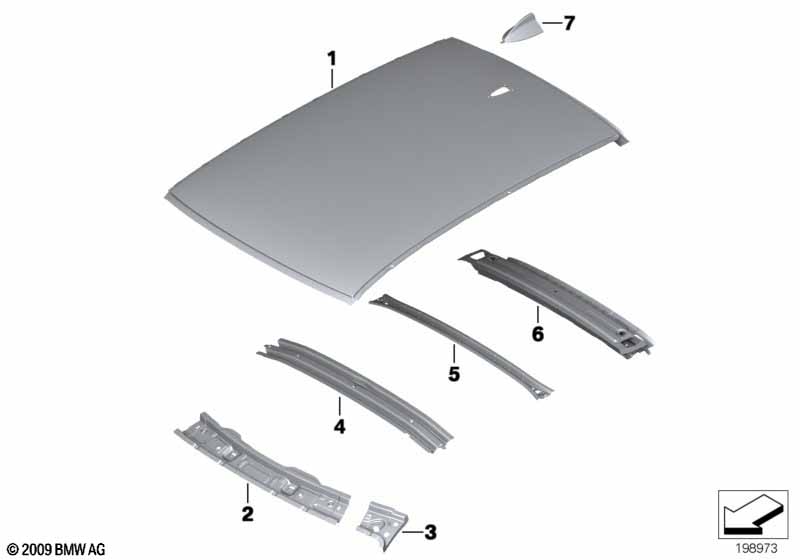 Genuine BMW 41317349171 E84 Upper Apron (Inc. X1) | ML Performance EU Car Parts