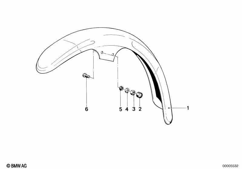 Mudguard front