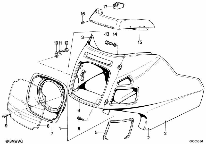 Genuine BMW 46631239101 Holder (Inc. R65T, R45T/N) | ML Performance EU Car Parts