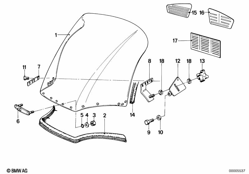 Genuine BMW 46631240637 Bracket Left (Inc. R45T, R 75 & R65T) | ML Performance EU Car Parts