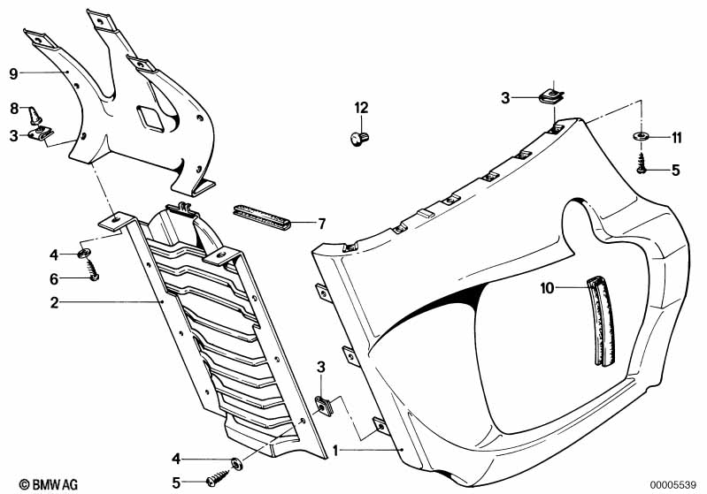 Genuine BMW 46631238920 Engine Covering Center Prime Coated (Inc. R 65 RT, R65T & R45T) | ML Performance EU Car Parts