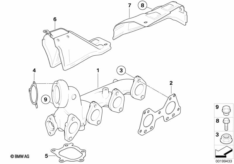 Exhaust manifold-AGR