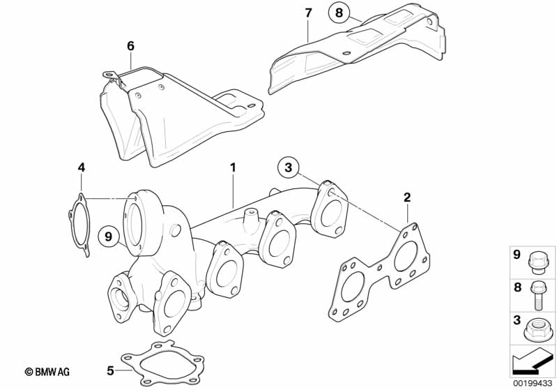 Exhaust manifold-AGR