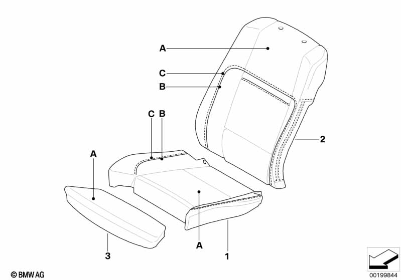 Individual cover, leather comfort seat