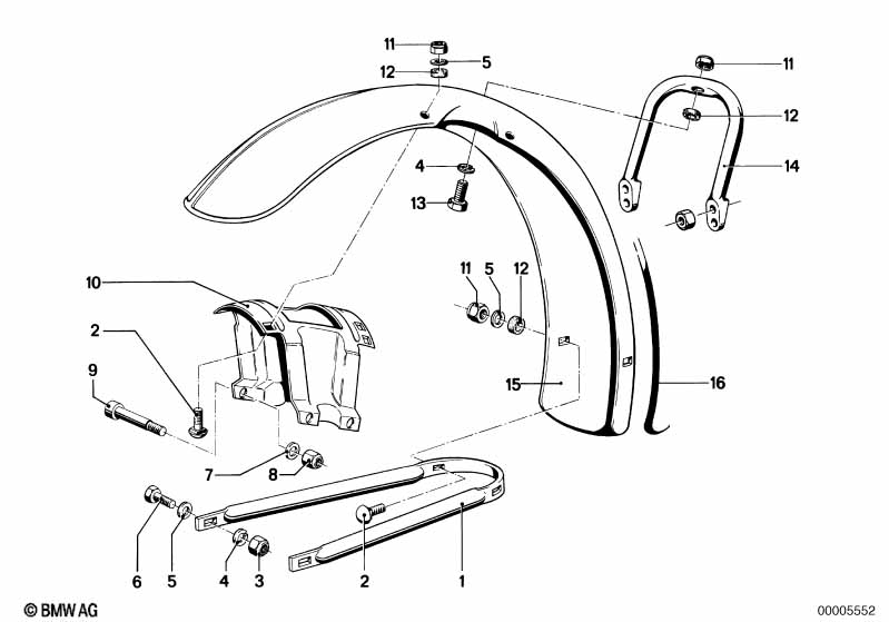 Genuine BMW 46611230377 Bracket Upper (Inc. R75/5, R50/5 & R60/5) | ML Performance EU Car Parts
