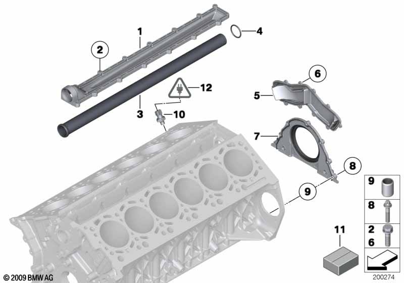 Genuine BMW 11112162453 RR6 F01 Gasket Set Engine Block Asbesto Free (Inc. Wraith, Dawn & 760Li) | ML Performance UK Car Parts