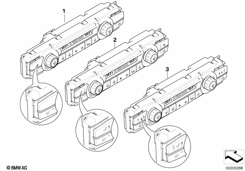 Genuine BMW 64119310449 E70 E72 Control Unit, Automatic Air Cond.,High (Inc. X5) | ML Performance EU Car Parts