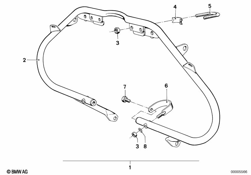 Genuine BMW 46711237759 Clamp (Inc. R60/6, R45T & R75/5) | ML Performance EU Car Parts