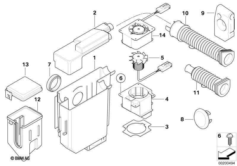 Genuine BMW 12902239364 E36 Fan With Fan Bracket (Inc. Z3) | ML Performance UK Car Parts
