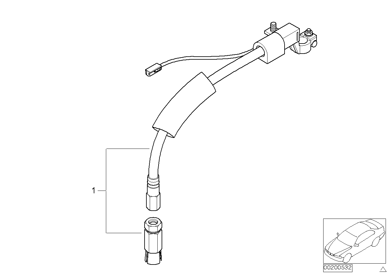 Genuine BMW 61128387512 E46 Rep.Kit F Safety Battery Terminal Clamp 50 mm² (Inc. 330Ci, 328i & 323Ci) | Duco Car Parts UK Car Parts