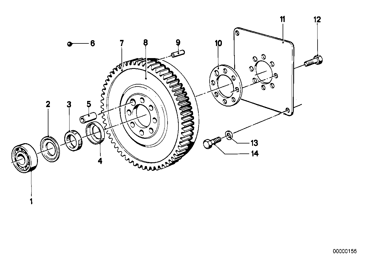 Genuine BMW 11221706575 E30 Flywheel (Inc. 325i & 325ix) | ML Performance UK Car Parts