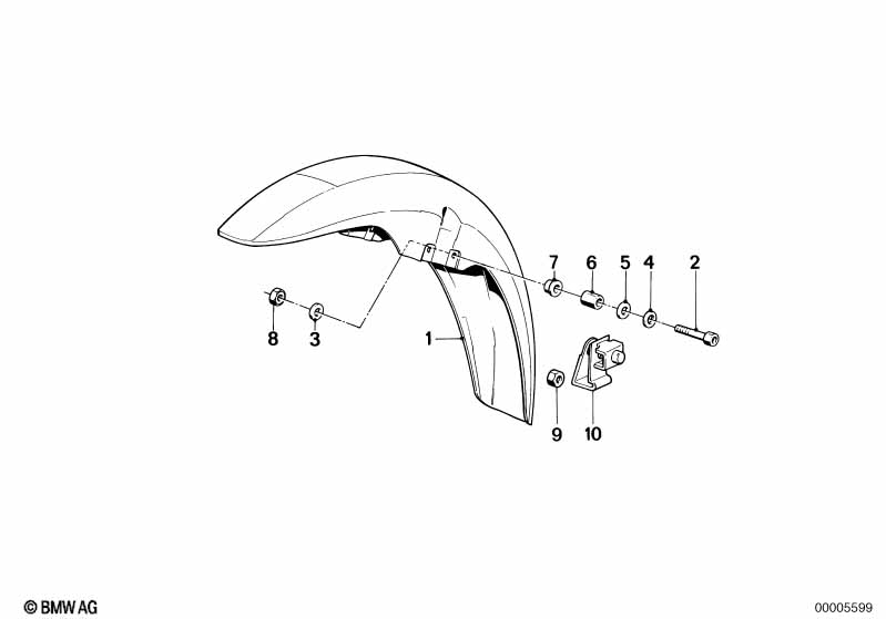 Mudguard front