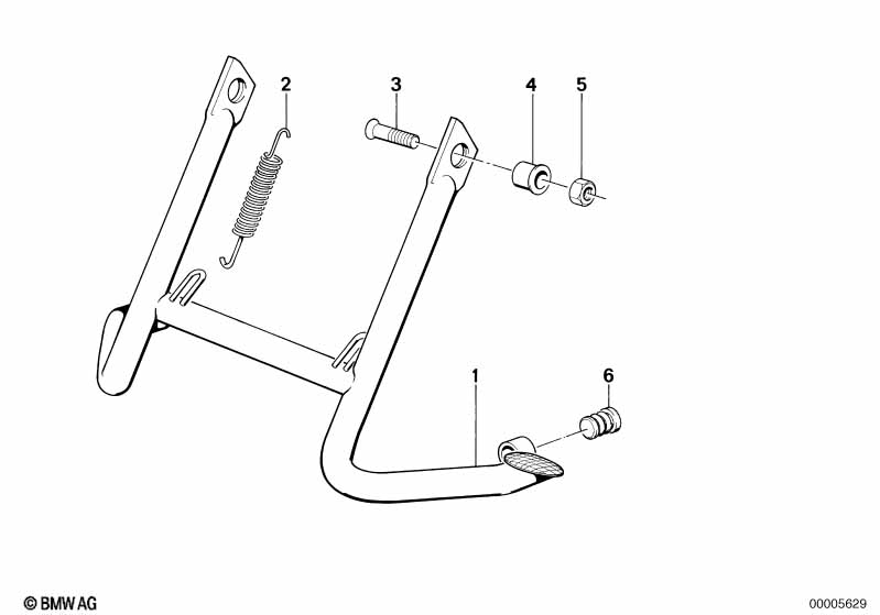 Genuine BMW 46521452384 Center Stand (Inc. R 65 RT) | ML Performance UK Car Parts