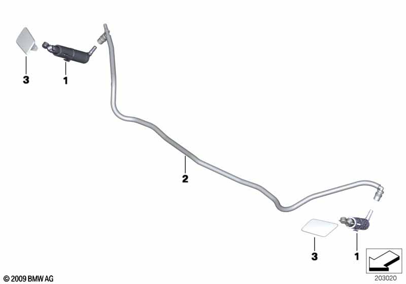 Genuine BMW 61672990155 E84 Spray Nozzle (Inc. X1) | ML Performance EU Car Parts