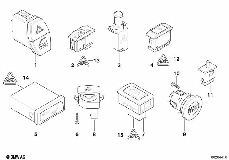 Various switches