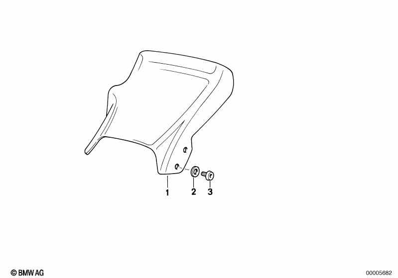 Genuine BMW 46632307265 Clamping AUSSEN (Inc. R 100 GS) | ML Performance EU Car Parts