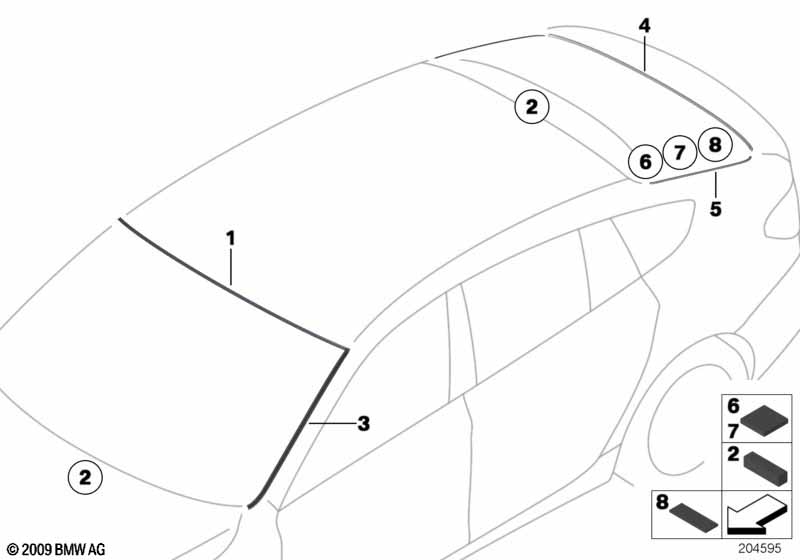 Window mounting parts