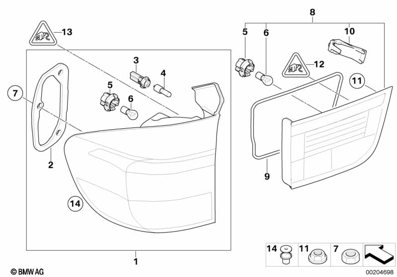 Genuine BMW 63217046139 E70 Tensioner (Inc. X5) | ML Performance EU Car Parts