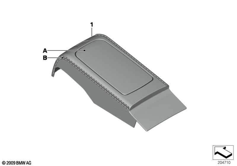 Individual rear console