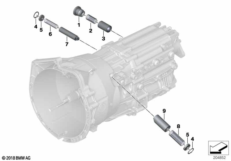 GS6-53BZ/DZ inner gear shifting parts