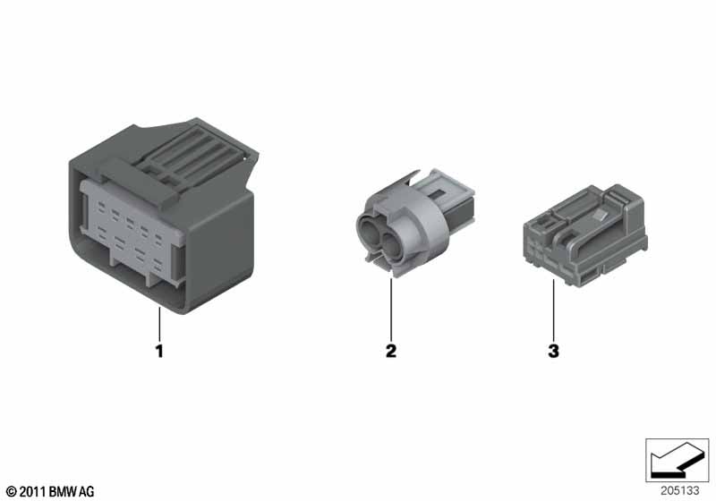 Socket housing MQS