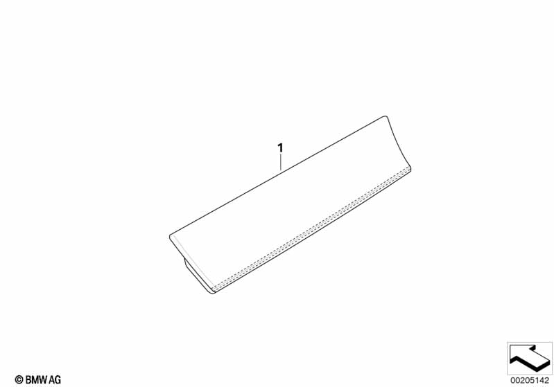 Indi. cover, glovebox, top, leather