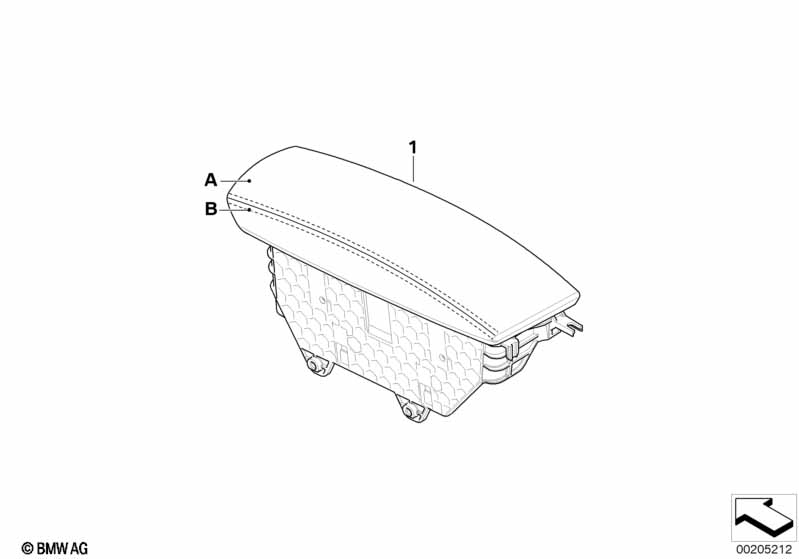 Individual armrest, center console