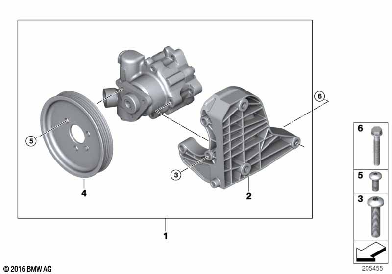 Power steering pump/Active steering