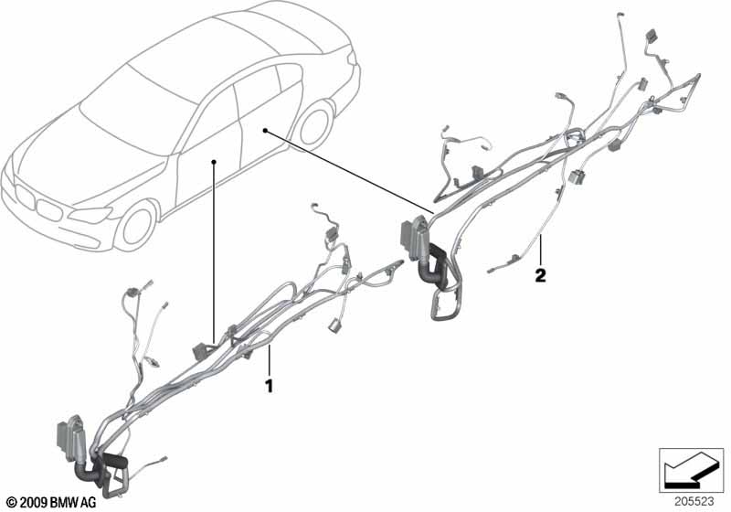 Door cable harnesses