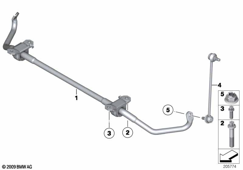 Genuine BMW 31306788449 Torx Bolt, Self-Threading M14X93-10.9 ZNS (Inc. 750LiS & 760LiS) | ML Performance UK Car Parts