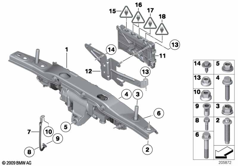 Actuator for HSR/mounting parts/ECU