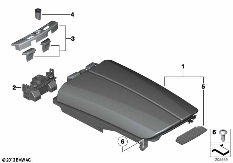 Armrest, centre console