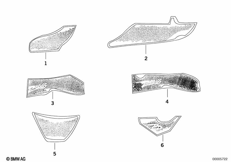 Genuine BMW 51142324001 Sticker TANK OBEN LI. (Inc. R 100 GS) | ML Performance EU Car Parts