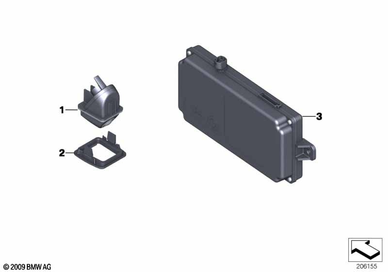 Genuine BMW 66539187808 E84 E72 E70 Gasket, Reversing Camera (Inc. X6 30dX) | ML Performance UK Car Parts