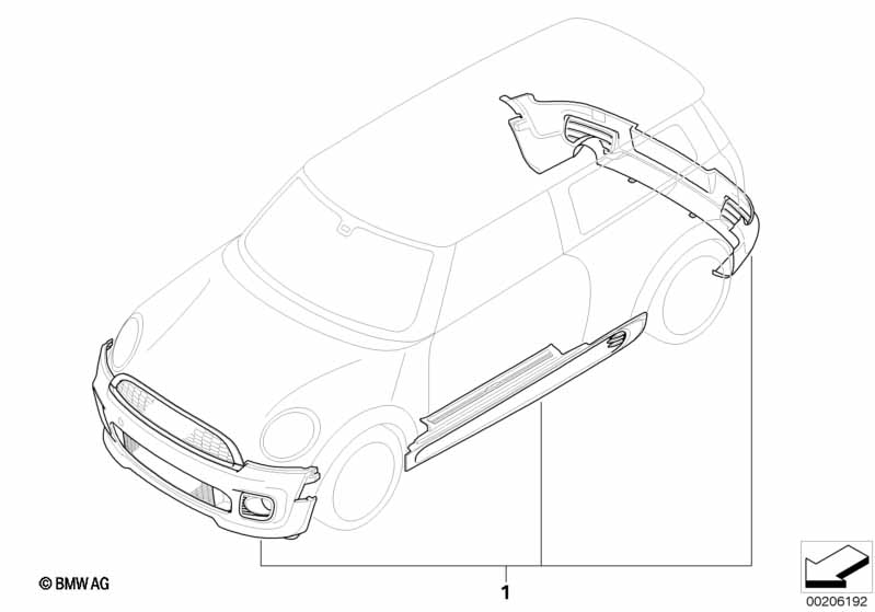 Pakiet aerodynamiczny JCW