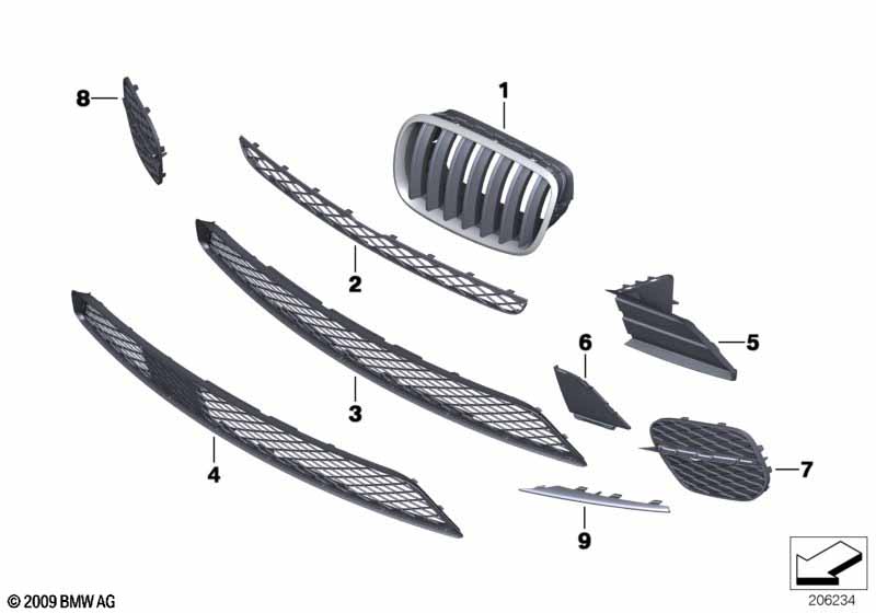 Genuine BMW 51747222876 E70 Cover, Brake Duct, Right (Inc. X5 30dX & X5 M50dX) | ML Performance EU Car Parts