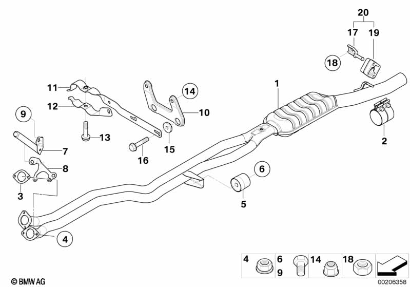 Genuine BMW 18307526622 E60 E61 Vibration Absorber 83HZ (Inc. 520i, 525i & 530i) | ML Performance EU Car Parts