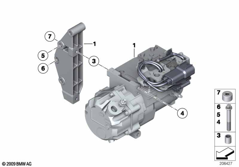 Genuine BMW 07129906572 E72 Screw M8X115 (Inc. Hybrid X6) | ML Performance UK Car Parts