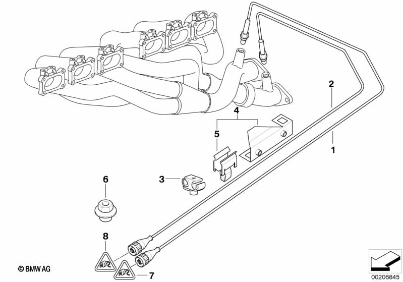 Lambda Probe Fixings
