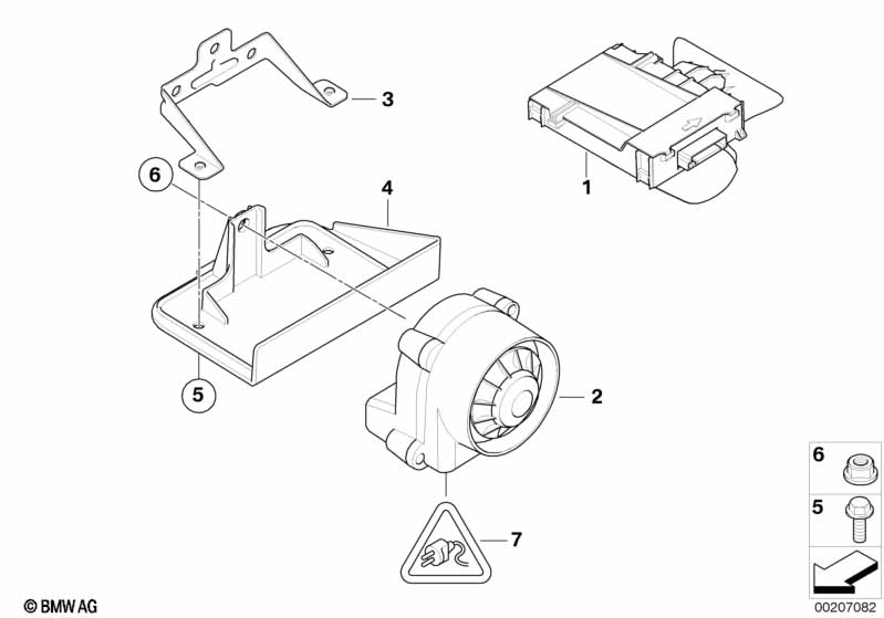 Genuine BMW 65759243750 E87 E61 E84 Altern.Power Siren W Inclination Indicat (Inc. 760LiS, X1 25dX & 535xi) | Duco Car Parts UK Car Parts