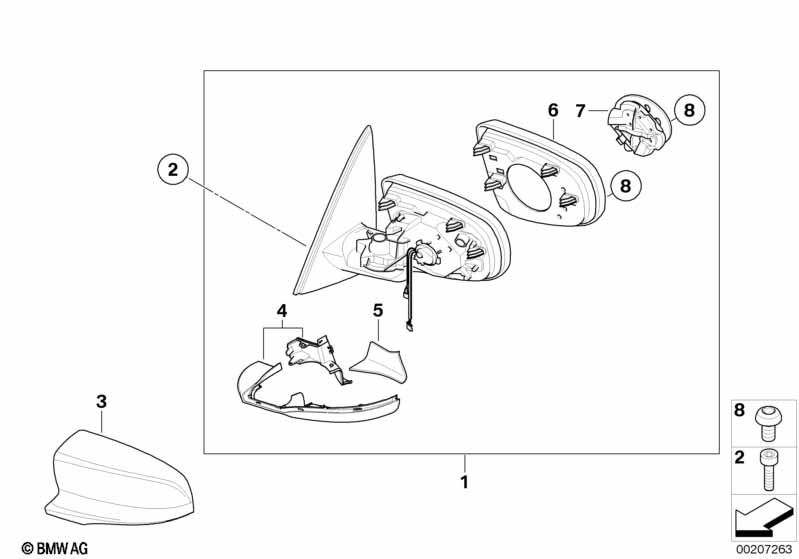 Genuine BMW 51167233054 E70 E71 Cover, Detent Mechanism, Right (Inc. X5 M & X6 M) | ML Performance EU Car Parts