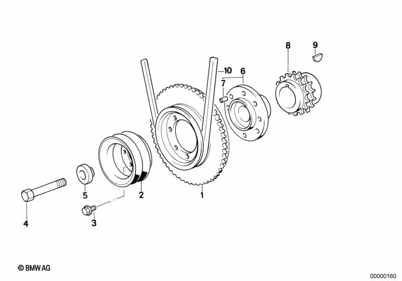 Commande par courroie-damper