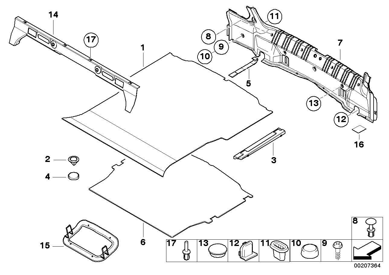 Genuine BMW 51478256162 E60 E46 Holding Strap (Inc. 545i, 520i & 525xd) | Duco Car Parts UK Car Parts