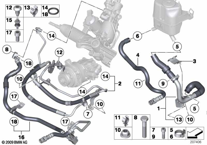 Genuine BMW 32416796360 F01 F02 Expansion Hose (Inc. 760i & 760Li) | ML Performance UK Car Parts