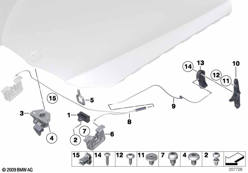 Hood locking system