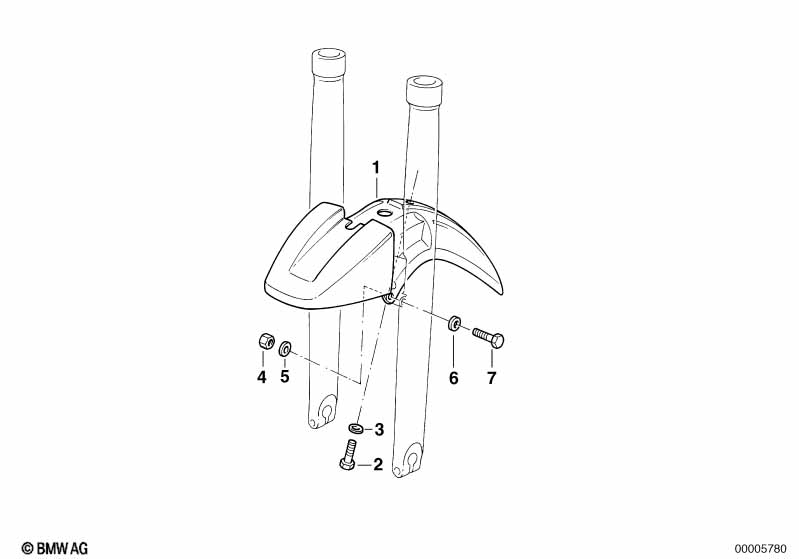Lower mudguard